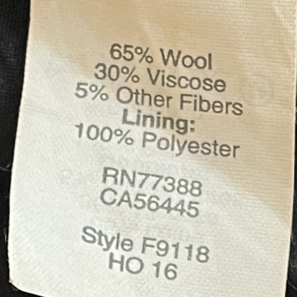 Madewell Grey Wool Blend Zip Front Skirt Size 10 - Picture 7 of 9